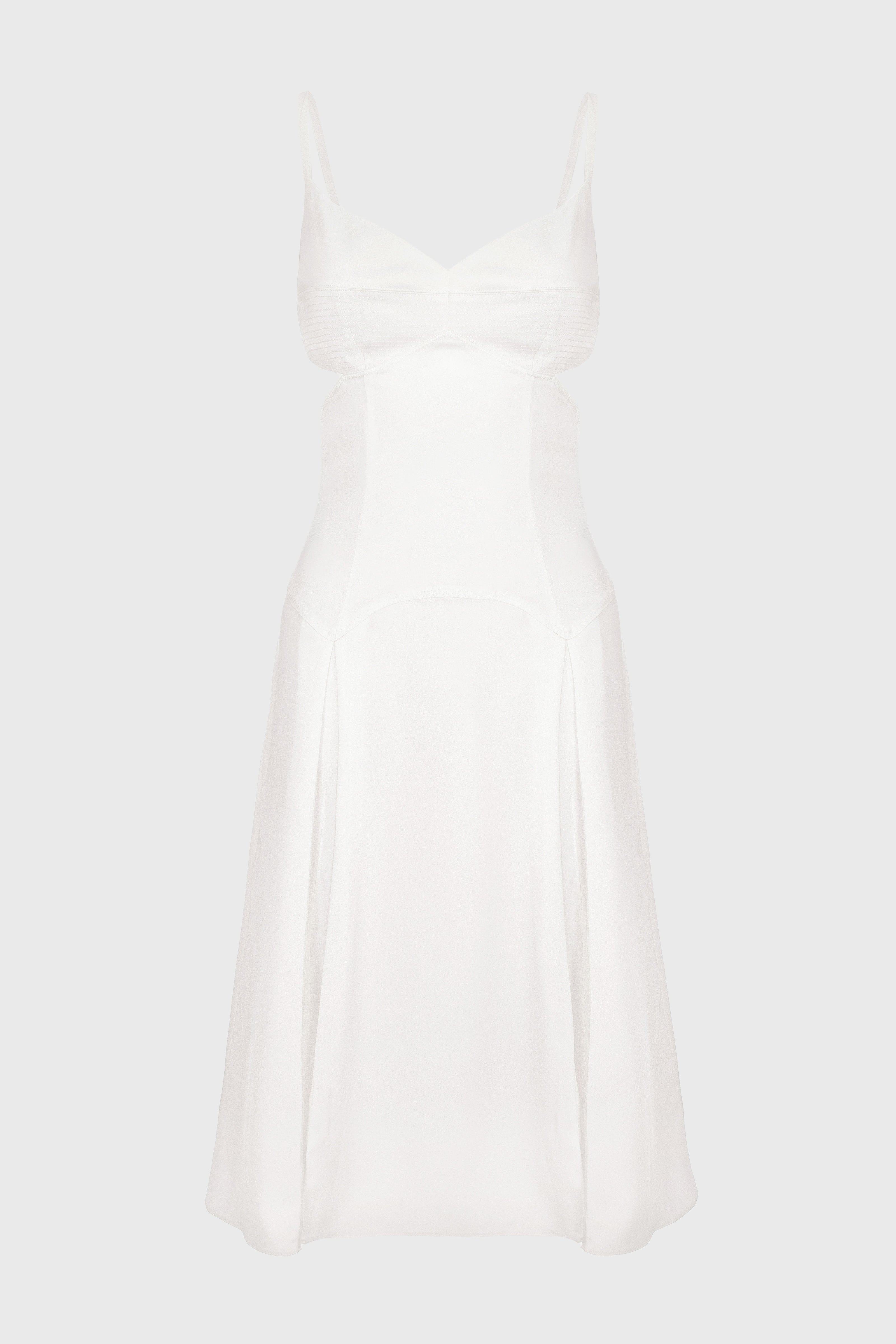 Escapade Midi Dress White