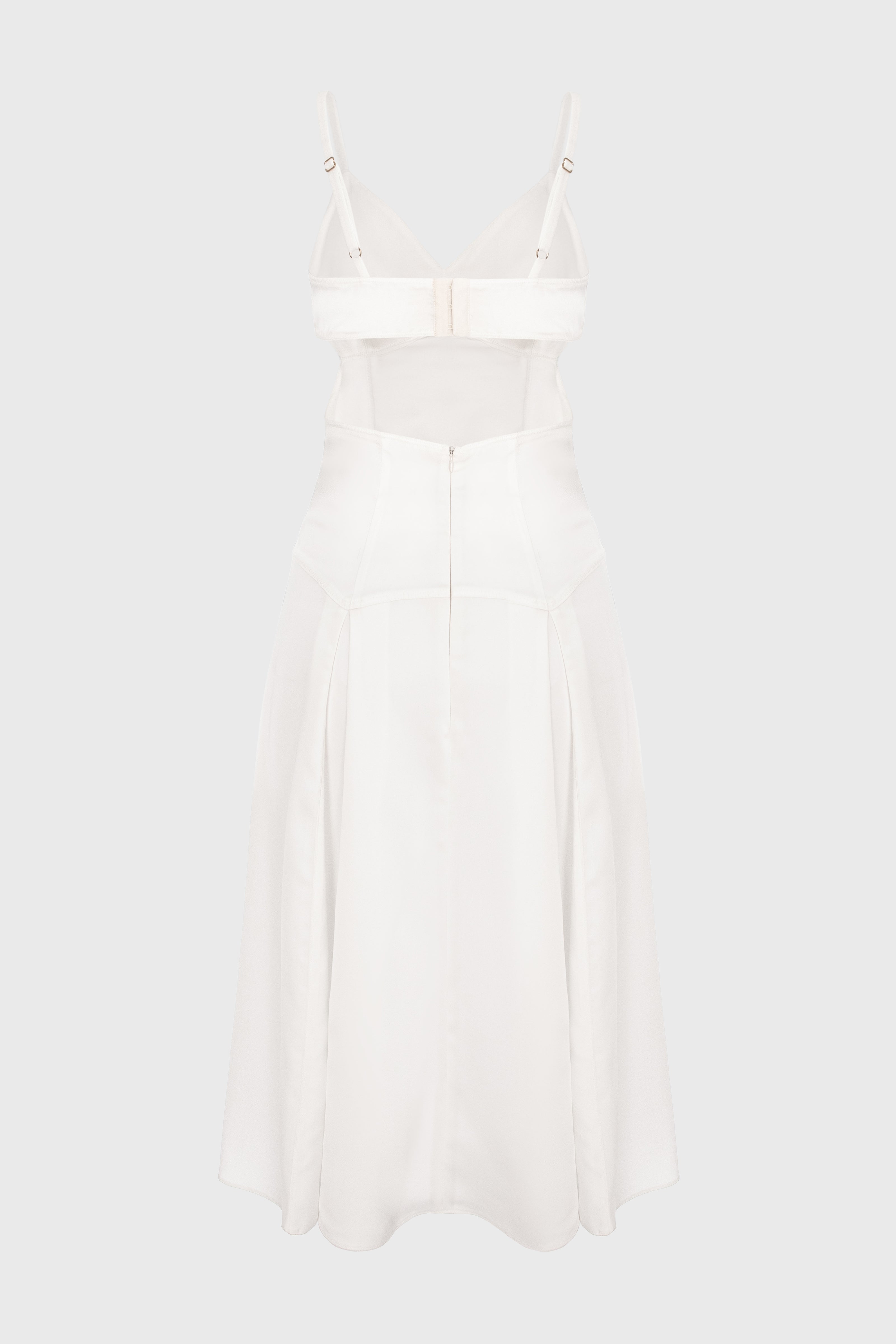 Escapade Midi Dress White