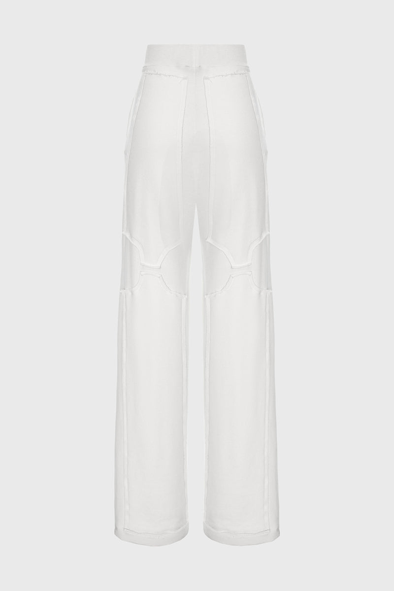 Deconstructed Sweatpants White